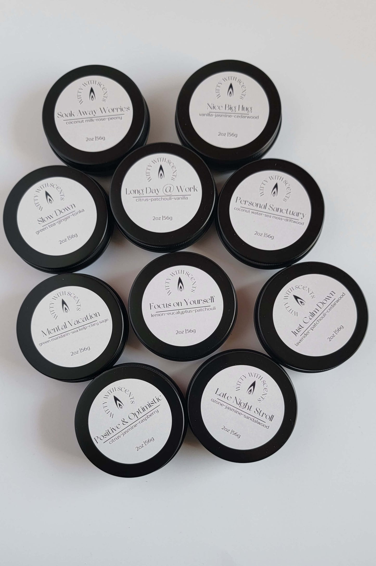 Sample Candle Tins